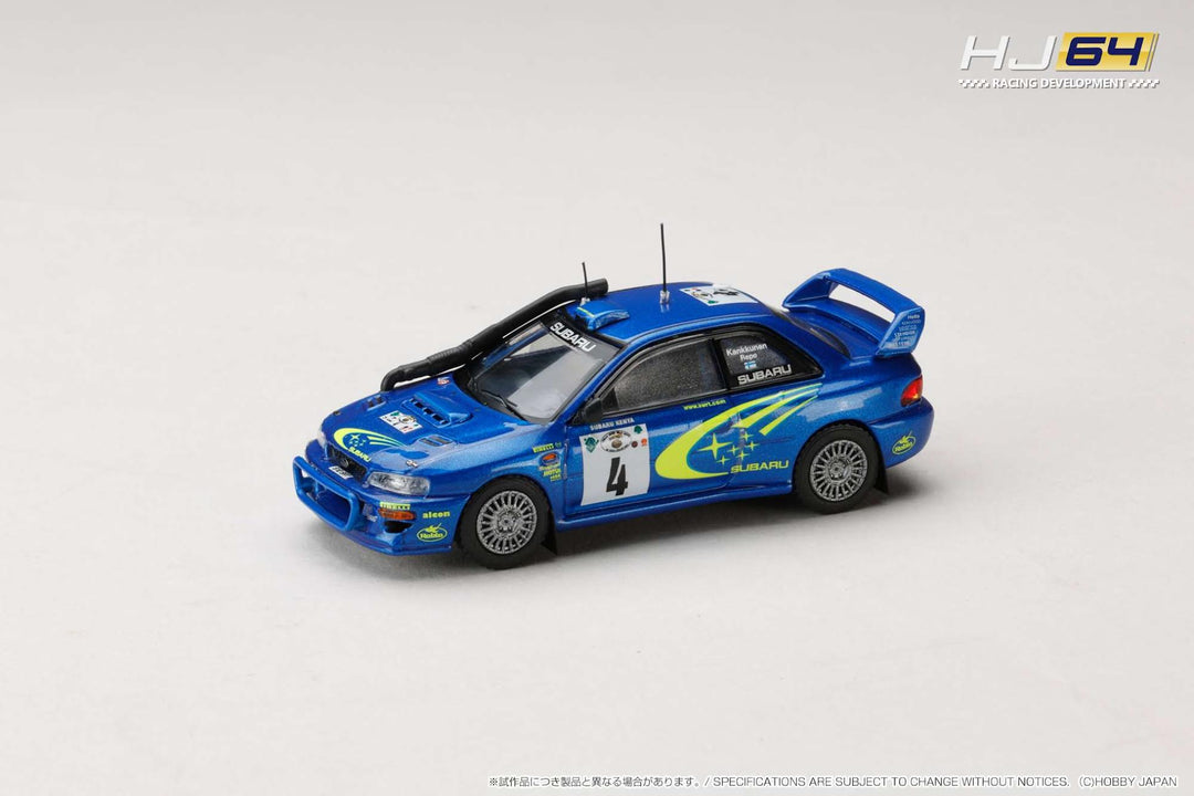 [Preorder] Hobby Japan 1:64 SUBARU IMPREZA WRC 2000 (SAFARI) (2 Versions) HJR646041E/HJR646041F