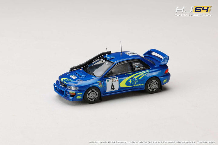 [Preorder] Hobby Japan 1:64 SUBARU IMPREZA WRC 2000 (SAFARI) (2 Versions) HJR646041E/HJR646041F