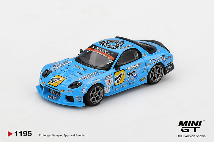 [Preorder] MINIGT 1:64 Mazda RX-7 RE-Amemiya 2025 D1GP MGT01195-BL