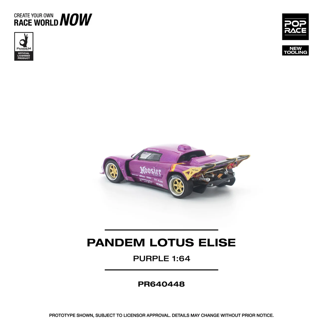 [Preorder] POPRACE 1:64 PANDEM LOTUS ELISE PURPLE PR640448
