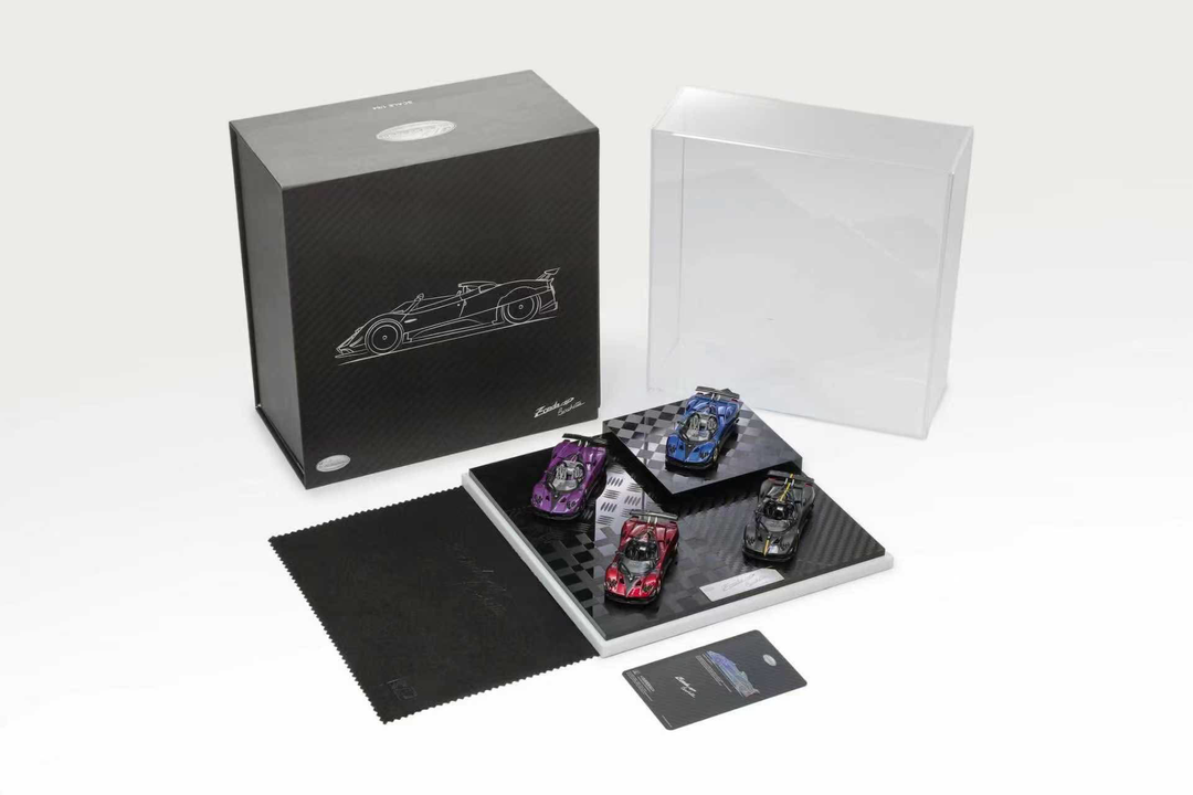 LCD 1:64 Pagani Zonda HP (Four carbon cars set)  LCD64018-SET