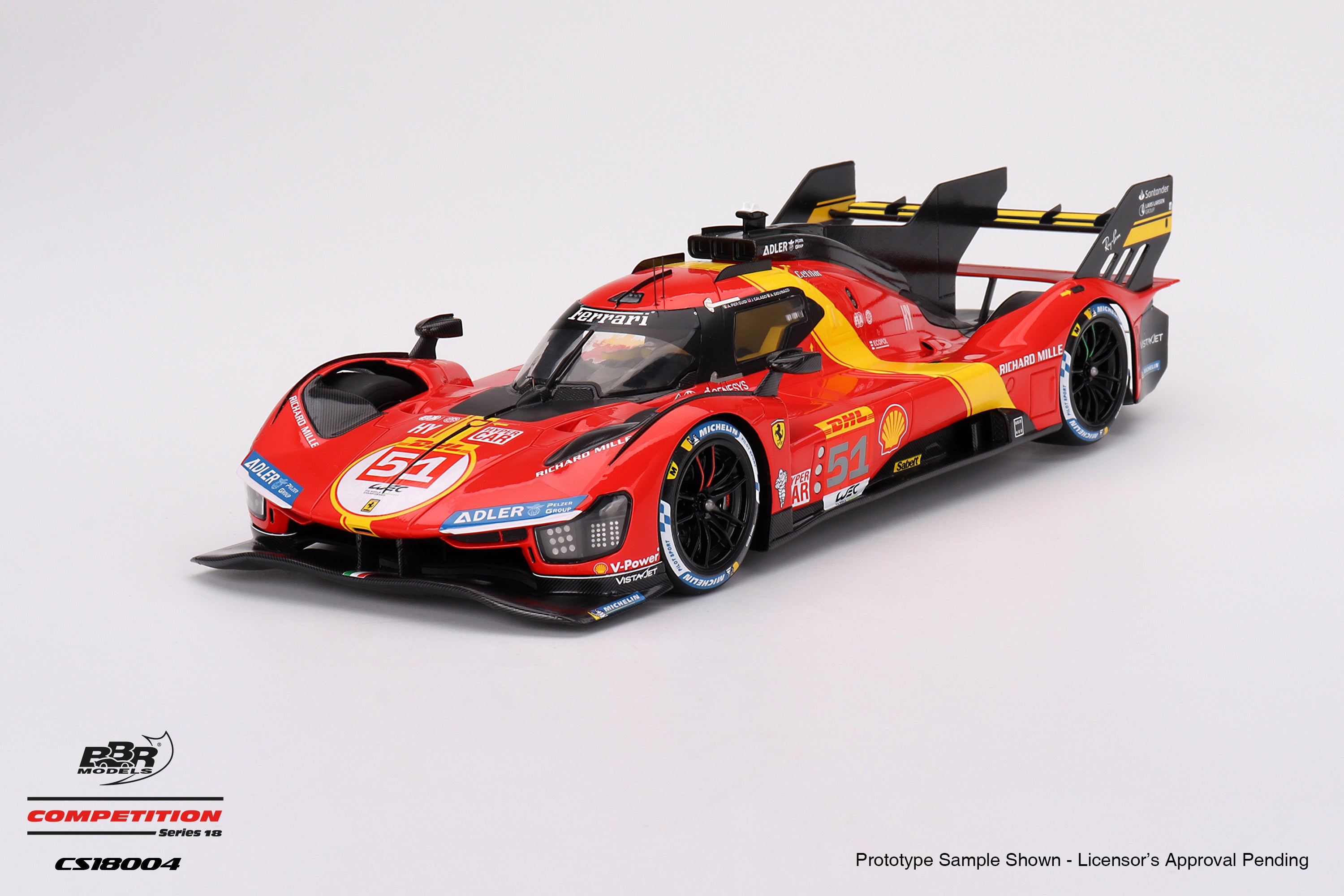 BBR 1:18 Ferrari 499P Team AF Corse 2023 - no.51 WEC 6 Hr of