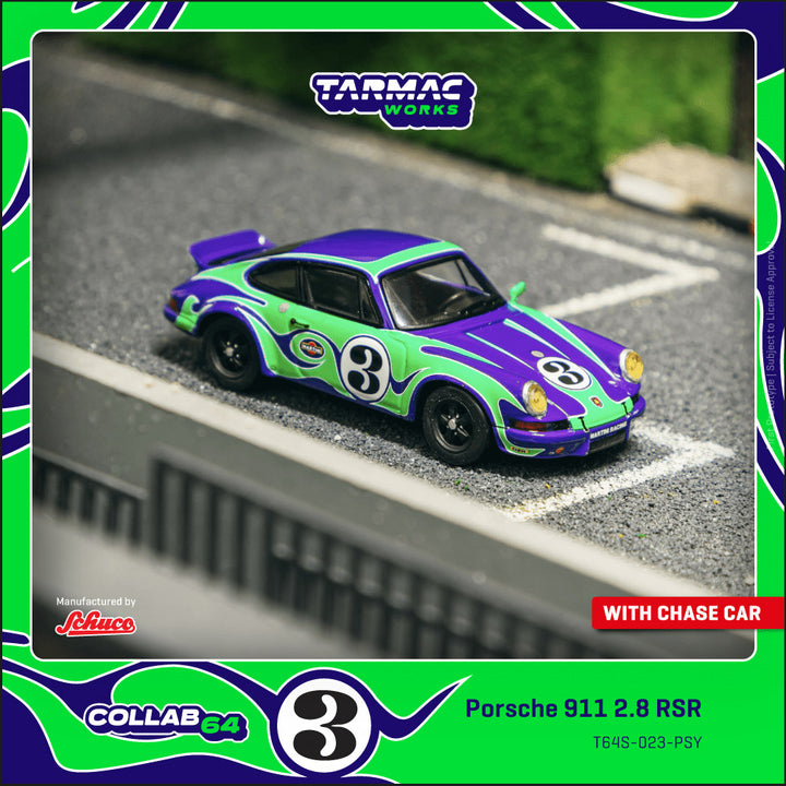 [Preorder] Tarmac Works 1:64 Porsche 911 2.8 RSR Psychodelic T64S-023-PSY