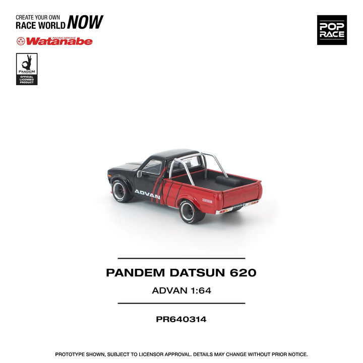 [Preorder] POPRACE 1:64 PANDEM DATSUN 620 ADVAN  PR640314