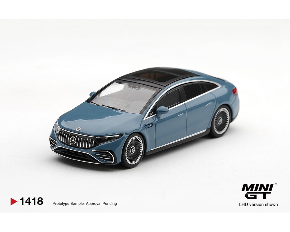 [Preorder] Mini GT 1:64 Mercedes-AMG EQS 53 Blue – Limited Edition MGT01418-BL