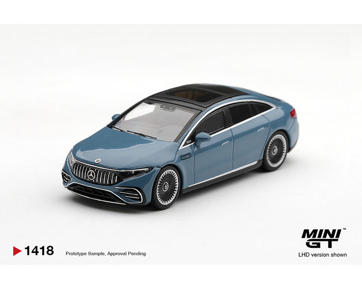 [Preorder] Mini GT 1:64 Mercedes-AMG EQS 53 Blue – Limited Edition MGT01418-BL