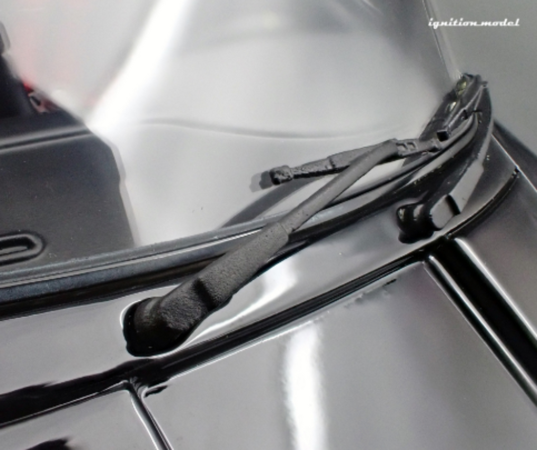 佐伯泰典作　「buildings」type.B midnight ver. Preorder] Ignition Model 1:18 Porsche Blackbird (964) Black