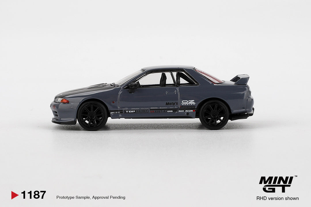 [Preorder] Mini GT 1:64 Nissan Skyline GT-R Top Secret VR32 Stealth Grey MGT01187-BL