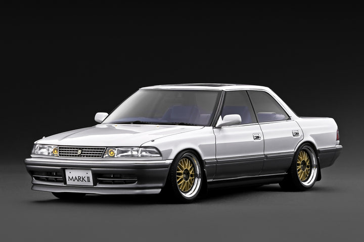 [Preorder] Ignition Model 1:18 TOYOTA MARKⅡ2.5 GT TWIN turbo (JZX81) Pearl White / Silver IG3856