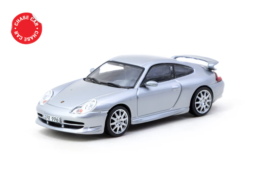 Tarmac Works 1:64 Porsche 911 GT3 (type 996) Silver T64G-069-SL