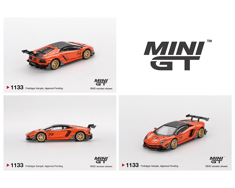 Preorder] MINIGT 1:64 LB☆WORKS Lamborghini Aventador – Orange