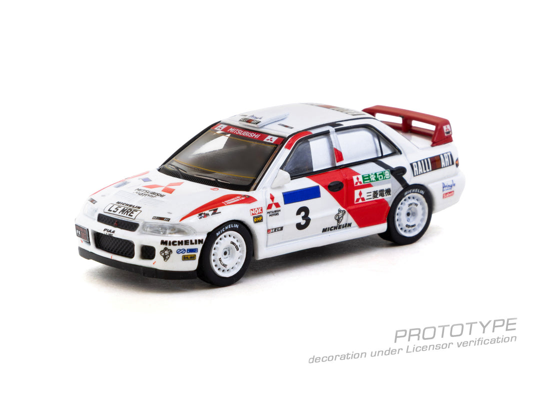 [Preorder] Tarmac Works 1:64 Mitsubishi Lancer Evolution II Hong Kong Beijing Rally T64G-049-94HKBR03
