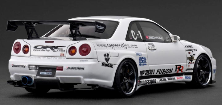 [Preorder] Ignition Model 1:18 TOP SECRET 34GT-R (BNR34) White IG3849