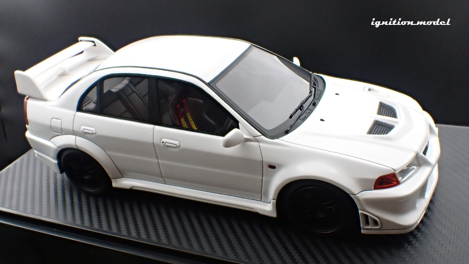 [Preorder] Ignition Model 1:18 Mitsubishi Lancer Evolution VI GSR T.M.E (CP9A) White IG3663