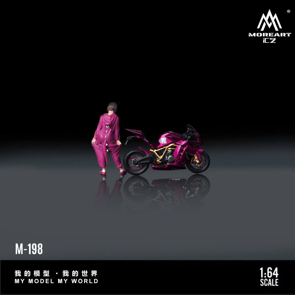 MoreArt 1:64 KTM1190 PINK TYRANNOSAURUS MOTORCYCLE MO222198