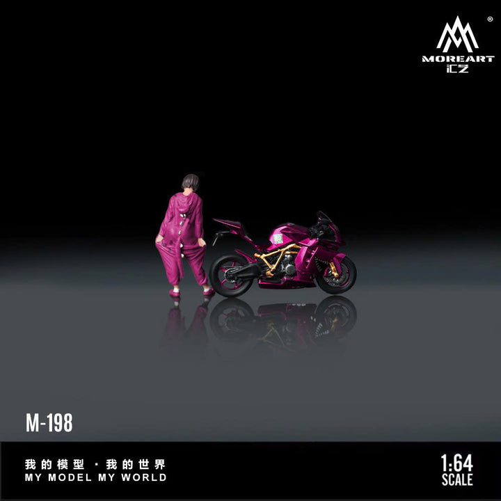 MoreArt 1:64 KTM1190 PINK TYRANNOSAURUS MOTORCYCLE MO222198