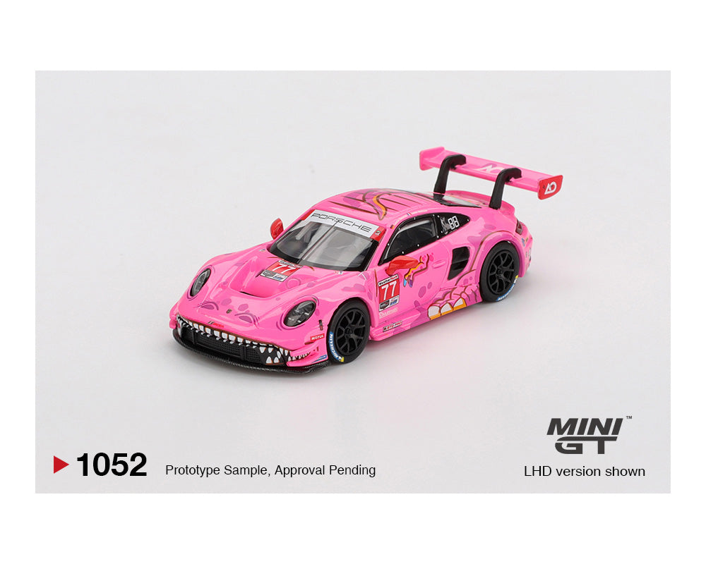 [Preorder] MINIGT 1:64 Porsche 911 GT3 R #77 AO Racing 2024 IMSA ROAD AMERICA MGT01052-BL