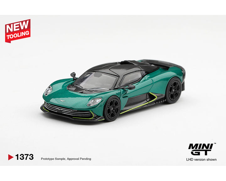 [Preorder] Mini GT 1:64 Aston Martin Valhalla Podium Green – Limited Edition MGT01373-BL