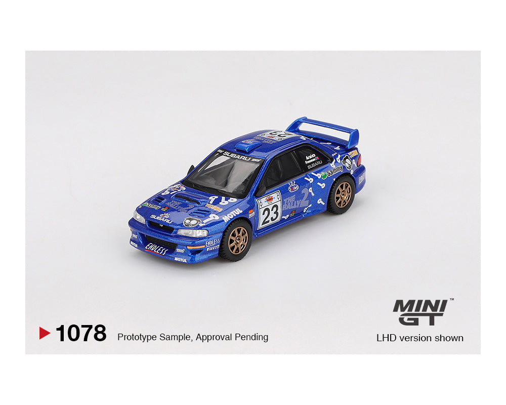 MINI GT 1:64 Subaru Impreza WRC99 #23 2000 Acropolis Rally