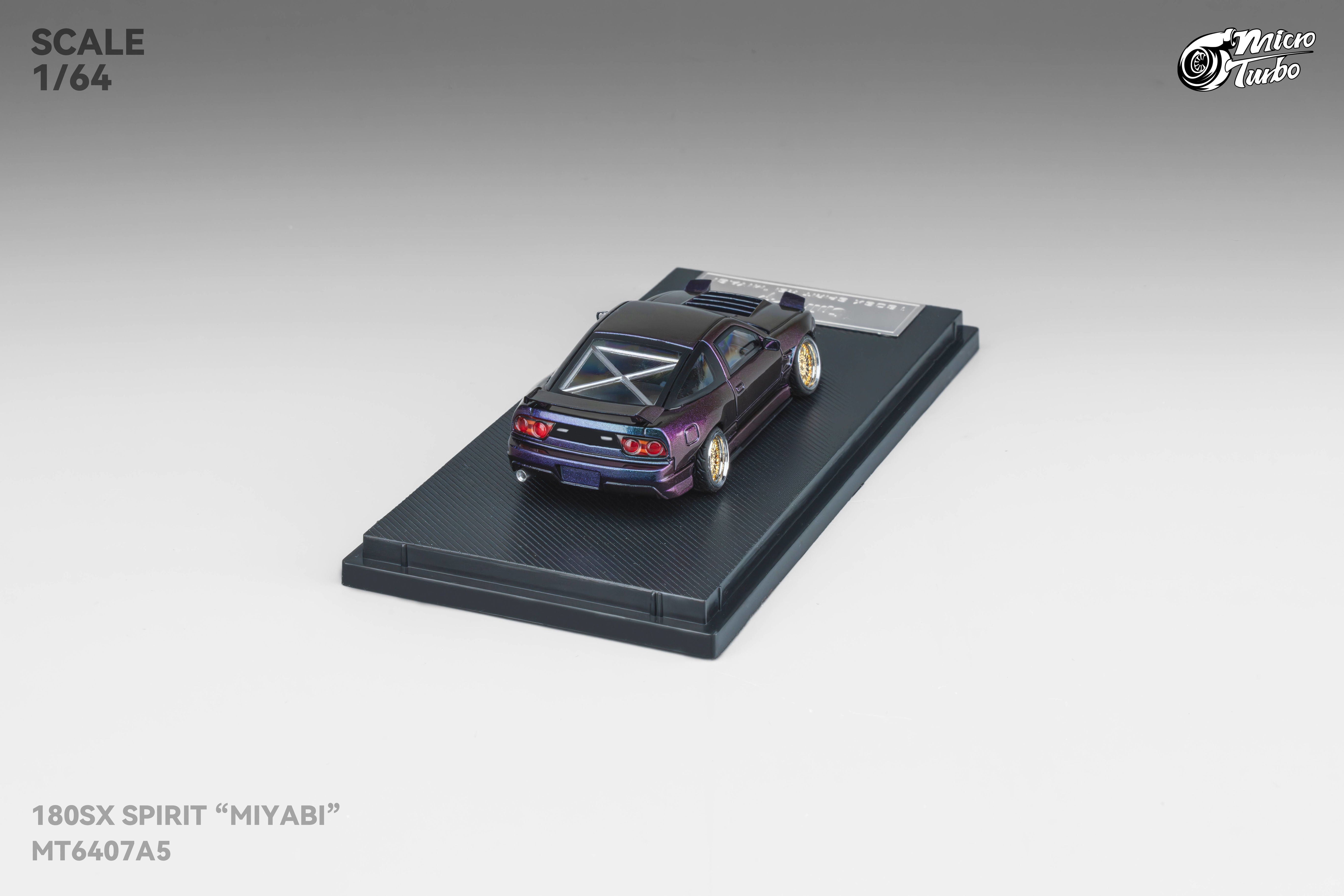 mimi Preorder] Microturbo 1:64 Nissan 180SX Spirit 