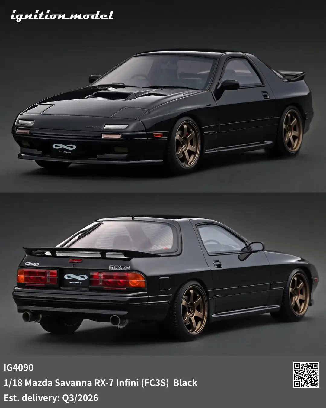 Preorder] Ignition Model 1:18 Mazda Savanna RX-7 Infini (FC3S