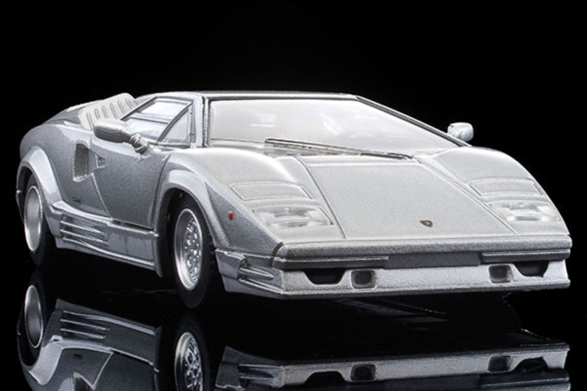 Tomytec TLVN 1:64 Lamborghini Countach 25th Anniversary (Silver