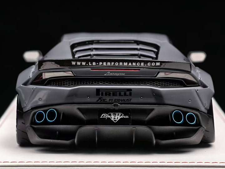 LB-PERFORMANCE 1:18 LIBERTY WALK Lamborghini Huracan LP610 Resin Cement Grey