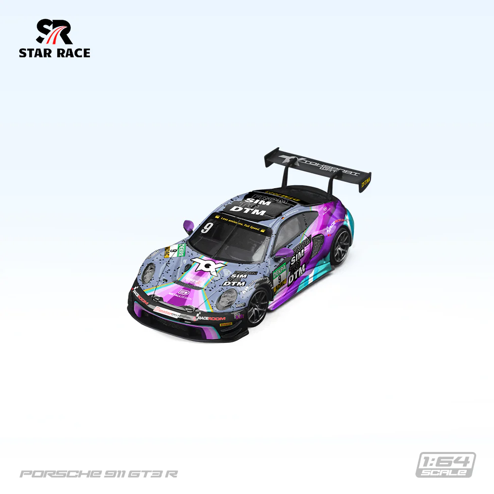 Star Race 1:64 Porsche 911 GT3 Racing Livery (2 Versions)