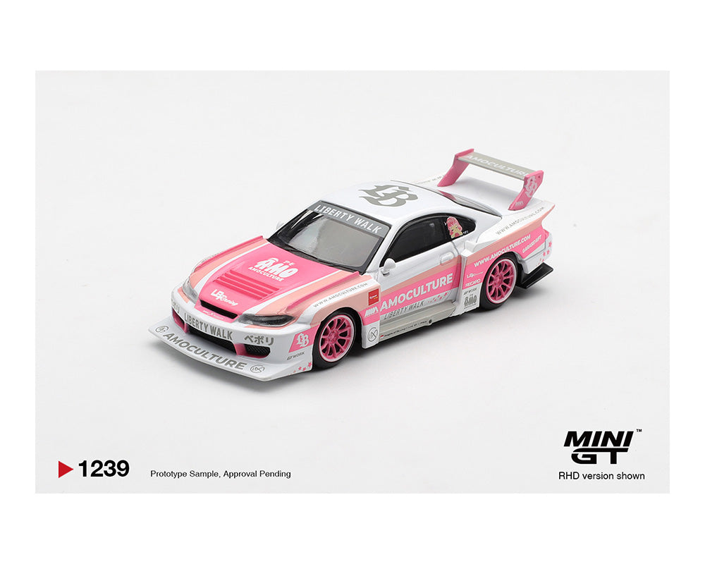 2026 MINI GT 限定カー Nissan S15 SILVIA Preorder] Mini GT 1:64 Nissan Silvia (S15) LB-Super Silhouette