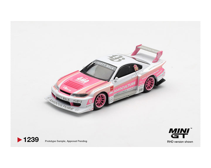 [Preorder] Mini GT 1:64 Nissan Silvia (S15) LB-Super Silhouette AMOCULTURE – Limited Edition MGT01239-BL