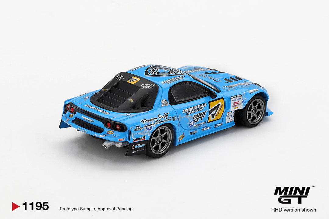 [Preorder] MINIGT 1:64 Mazda RX-7 RE-Amemiya 2025 D1GP MGT01195-BL
