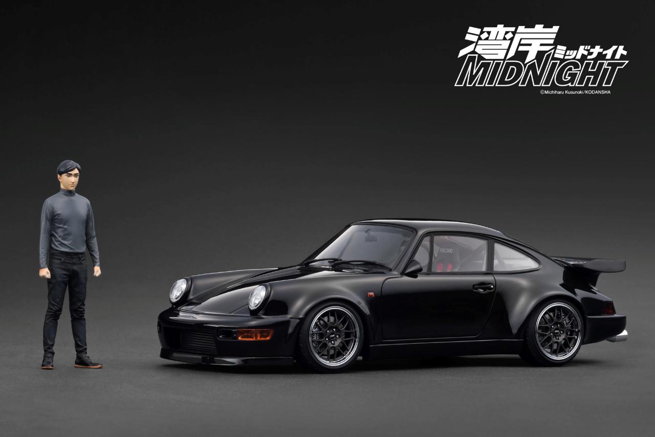 ミニカー ignition model 1/18 RWB 964 Matte Black 1/18 Ignition Model Porsche RWB 964 Matte Black Resin Car
