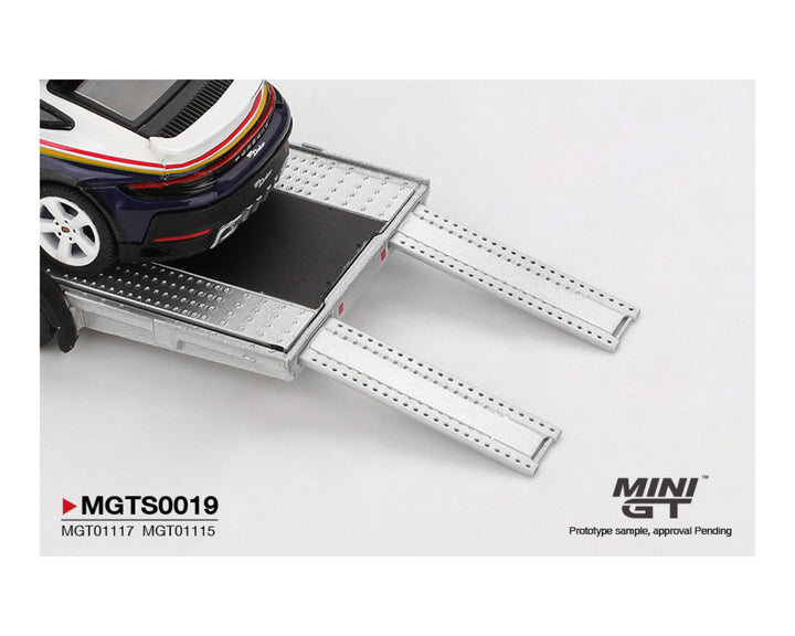 [Preorder] MINIGT 1:64 Porsche 911 Dakar #718 / Volkswagen ID. Buzz Porsche Centrum Gelderland Roughroads Set MGTS0019
