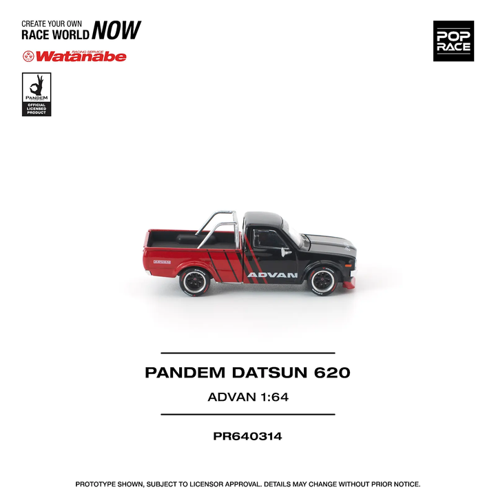 [Preorder] POPRACE 1:64 PANDEM DATSUN 620 ADVAN  PR640314