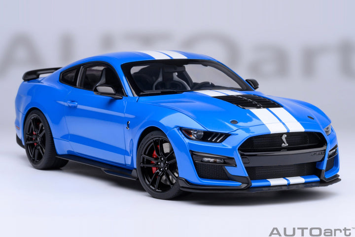[Preorder] AUTOart 1:18 Ford Mustang Shelby GT500 (Grabber Blue) 73094