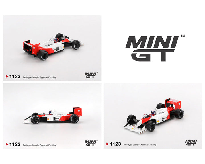 [Preorder] MINIGT 1:64 McLaren MP4/4 #11 Alain Prost 1988 Japanese Grand Prix 2nd Place – Mijo Exclusives MGT01123-BL