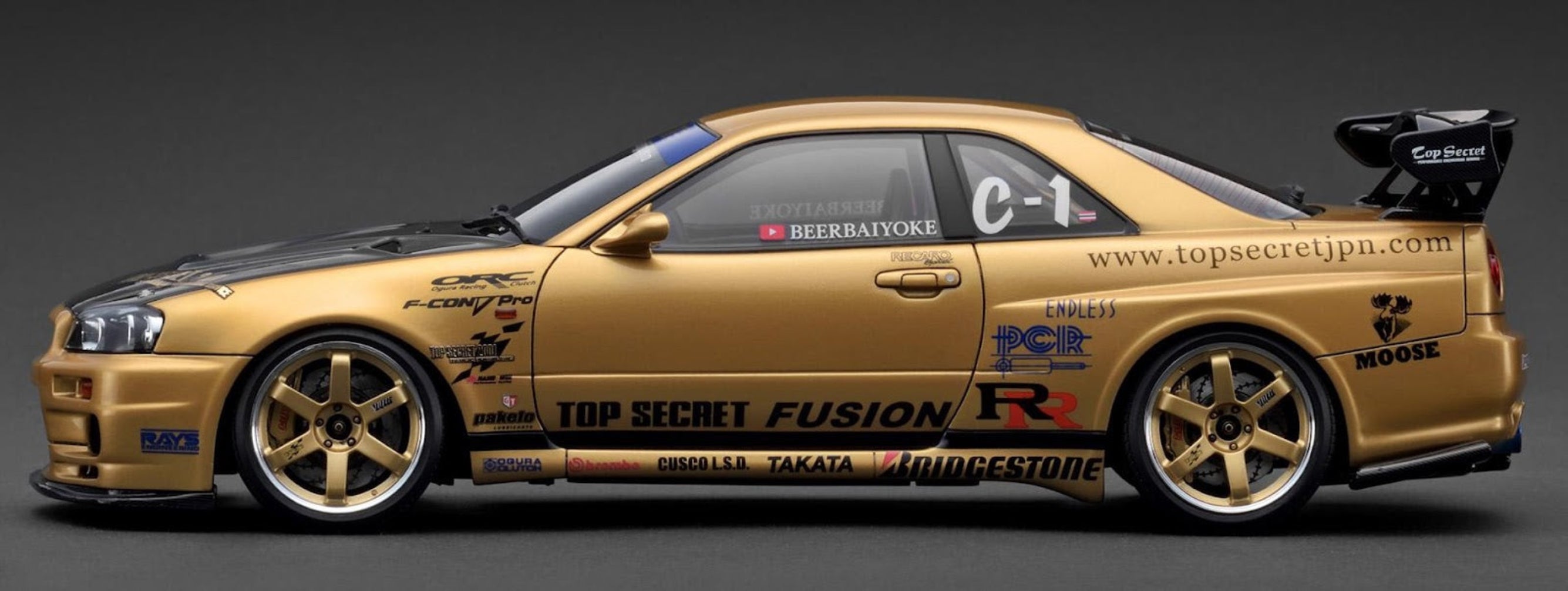 イグニッションモデル 1/18 TOPSECRET BNR34GT-R ignition model（イグニッションモデル） 1/18 Nismo R34 GT-R Z-tune