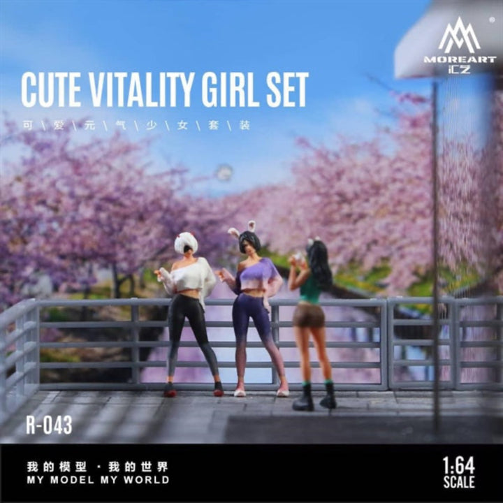 MoreArt 1:64 CUTE VITALITY GIRL SET MO223043