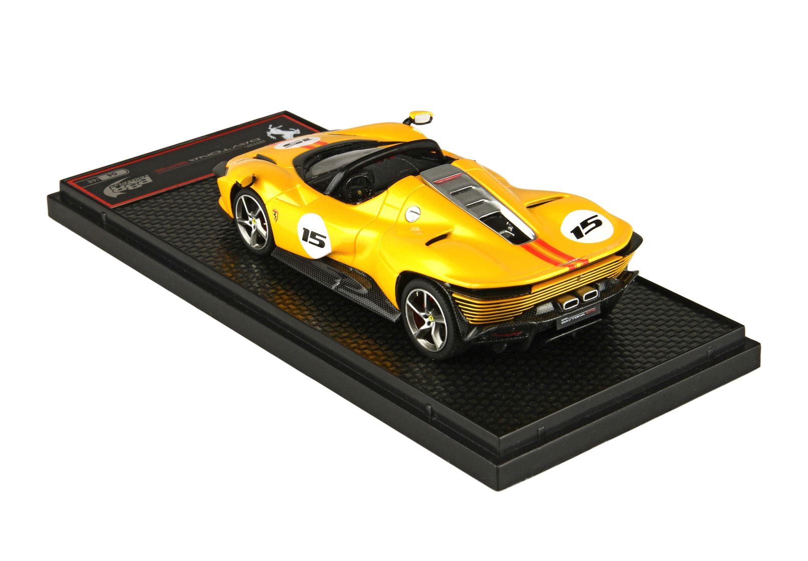 BBR Model 1:43 Ferrari Daytona SP3 serie Icona Giallo Tristrato