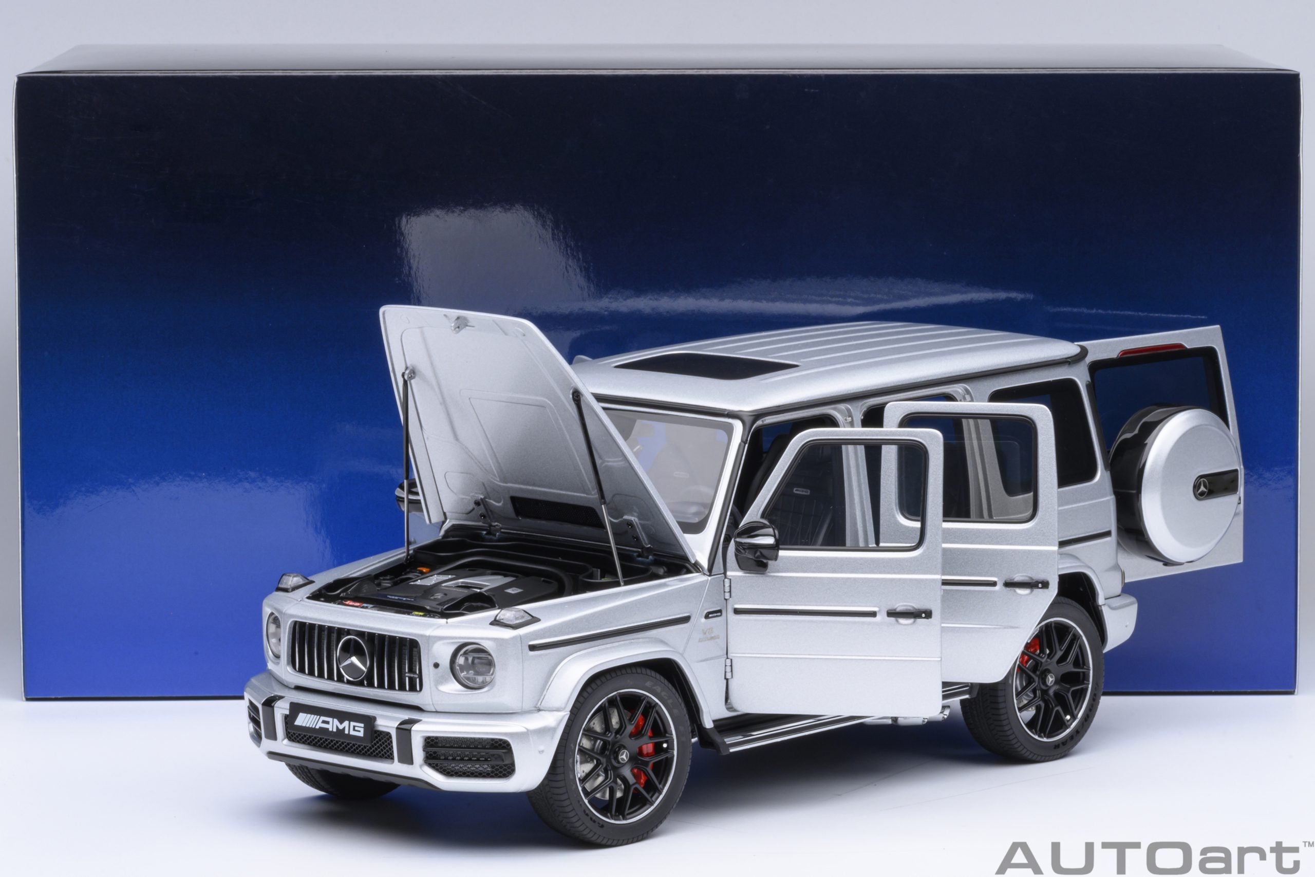 AUTOart 1:18 Mercedes-AMG G63 2019 (Iridium Silver) 76358