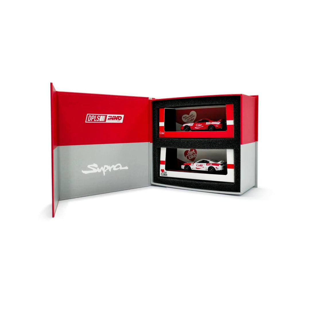 [Preorder] Inno64 x DPLS Coca Cola Toyota Supra (A80) Box Set COKE117