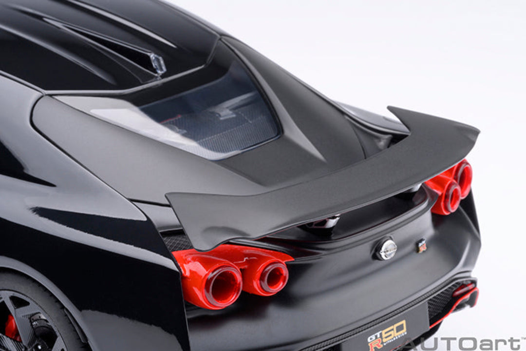 AUTOart 1:18 Nissan GT-R50 ITALDESIGN - Black / Matt Black 77513