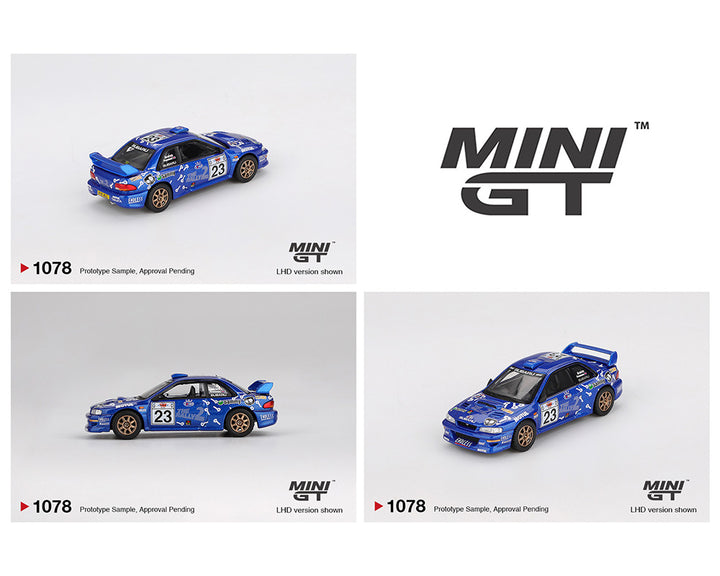 [Preorder] MINIGT 1:64 Subaru Impreza WRC99 #23 2000 Acropolis Rally MGT01078-BL