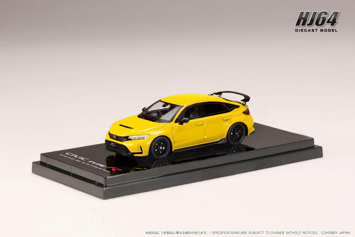 Hobby Japan 1:64 Honda CIVIC TYPE R (FL5) RACING BLACK Package 2025 (6 Colours) HJ644063R/HJ644063W/HJ644063BK/HJ644063L/HJ644063GM/HJ644063Y