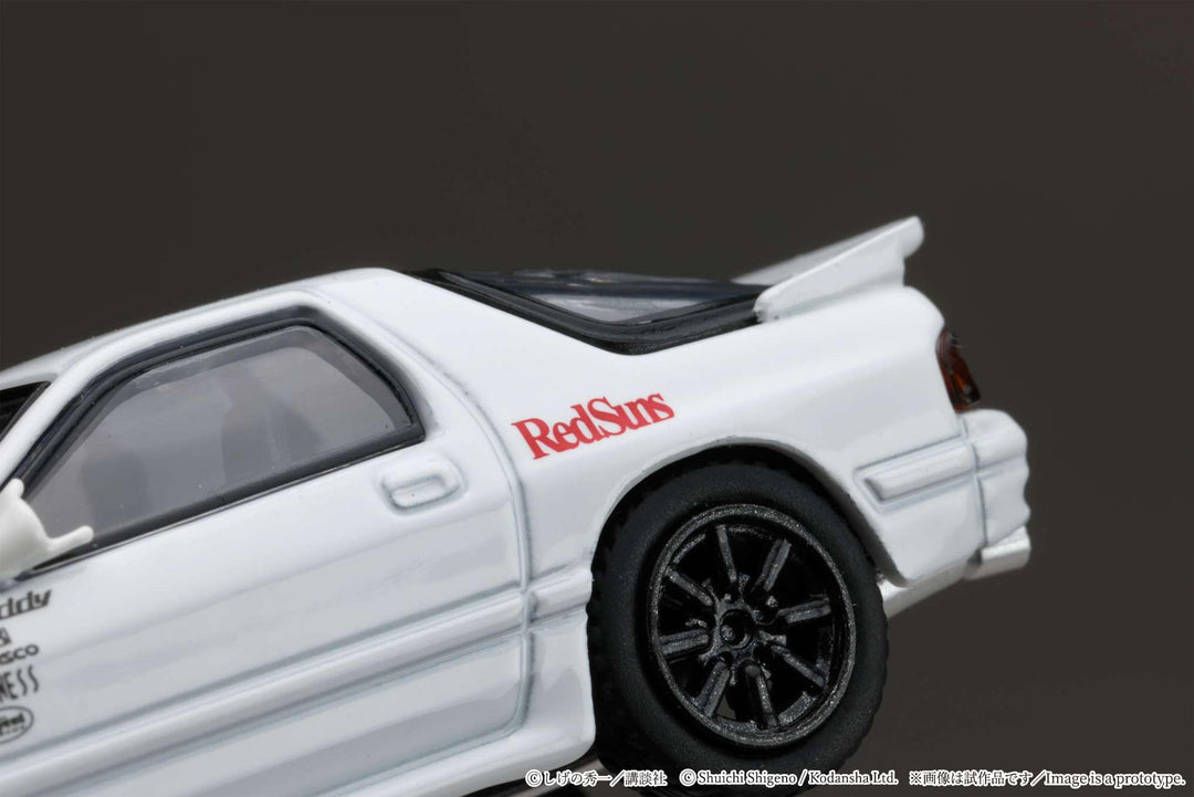 [Preorder] Hobby Japan 1:64 MAZDA RX-7 (FC3S) RedSuns / Initial D  Ryosuke Takahashi VS Kyoichi Sudou HJDMD003B