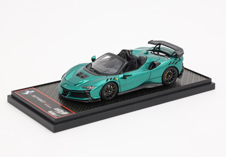 BBR Model 1:43 Ferrari SF90 XX Spider Verde Gioiello CERCHI CARBONIO BBRC286H