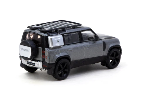 Tarmac Works 1:64 Land Rover Defender 110 Grey Metallic T64G-020-GY