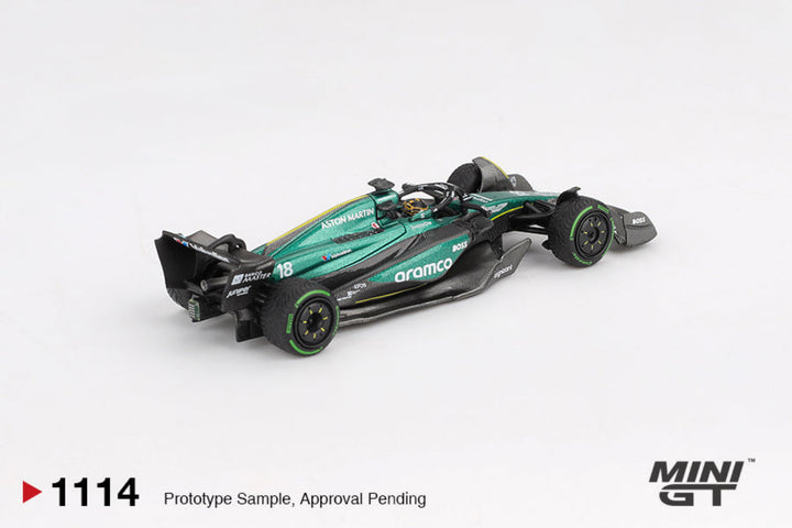 [Preorder] MINIGT 1:64 Aston Martin AMR24 #18 Lance Stroll 2024 MGT01114-BL