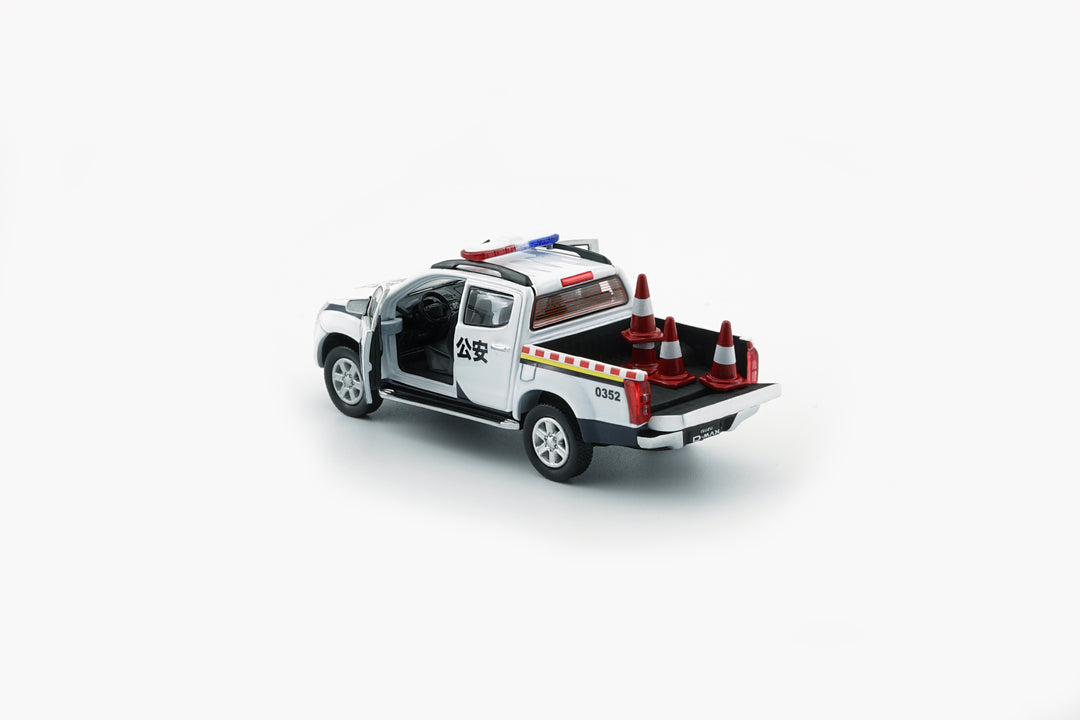 [Preorder] BMC 1:64 Isuzu D-Max 2018 - CHINA POLICE -LHD 64B0507