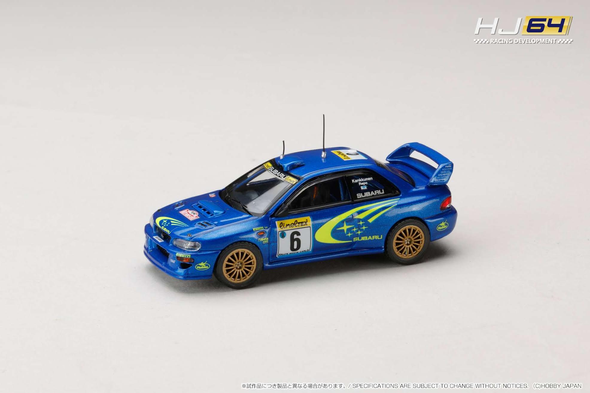 Hobby Japan 1:64 SUBARU IMPREZA WRC 1999 (MONTE CARLO) (2 Versions
